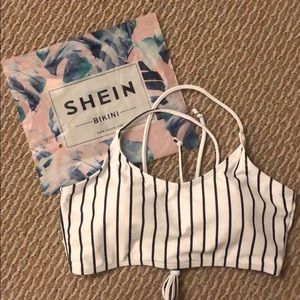 Striped Bikini Top